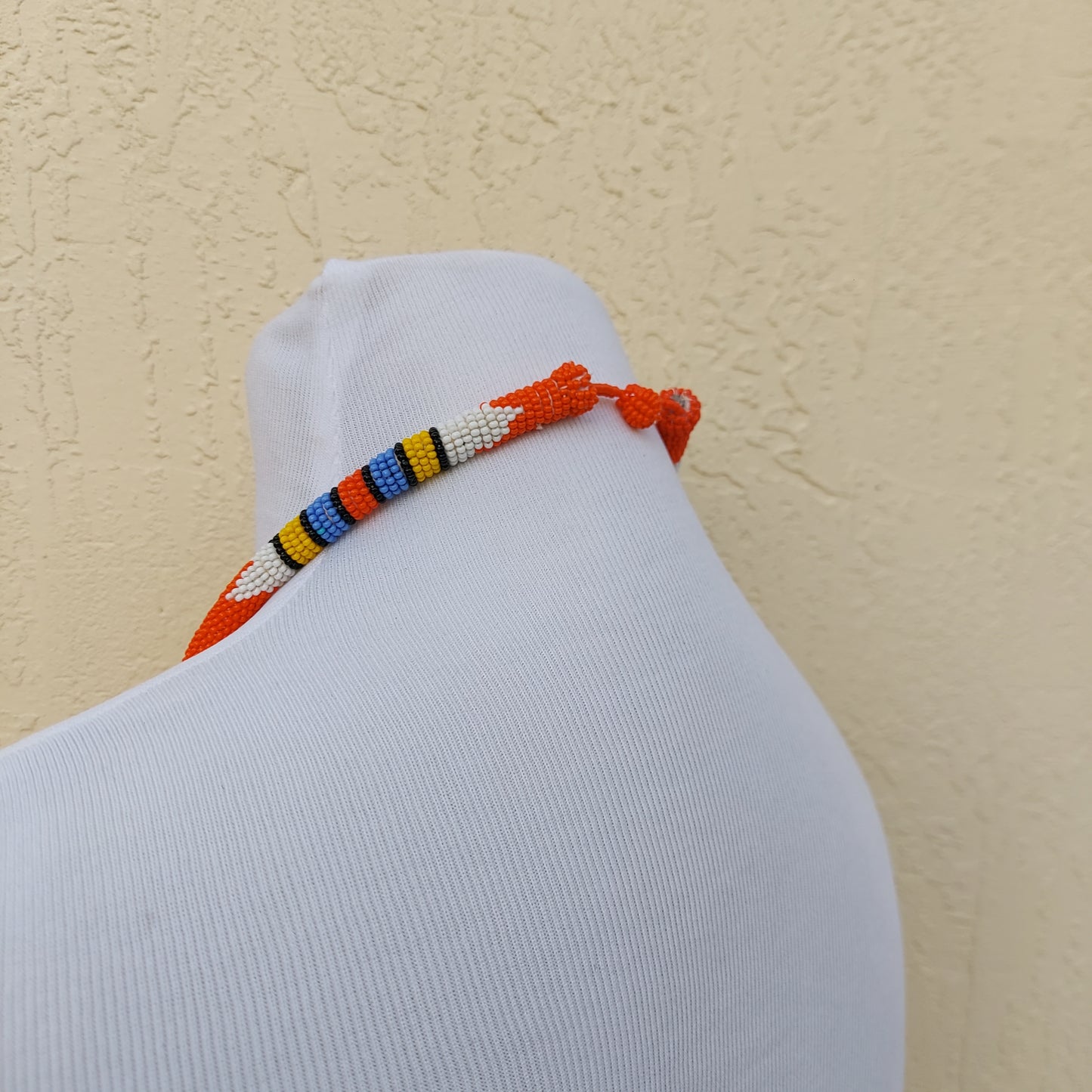Beaded Zulu Necklace. Women's jewelry