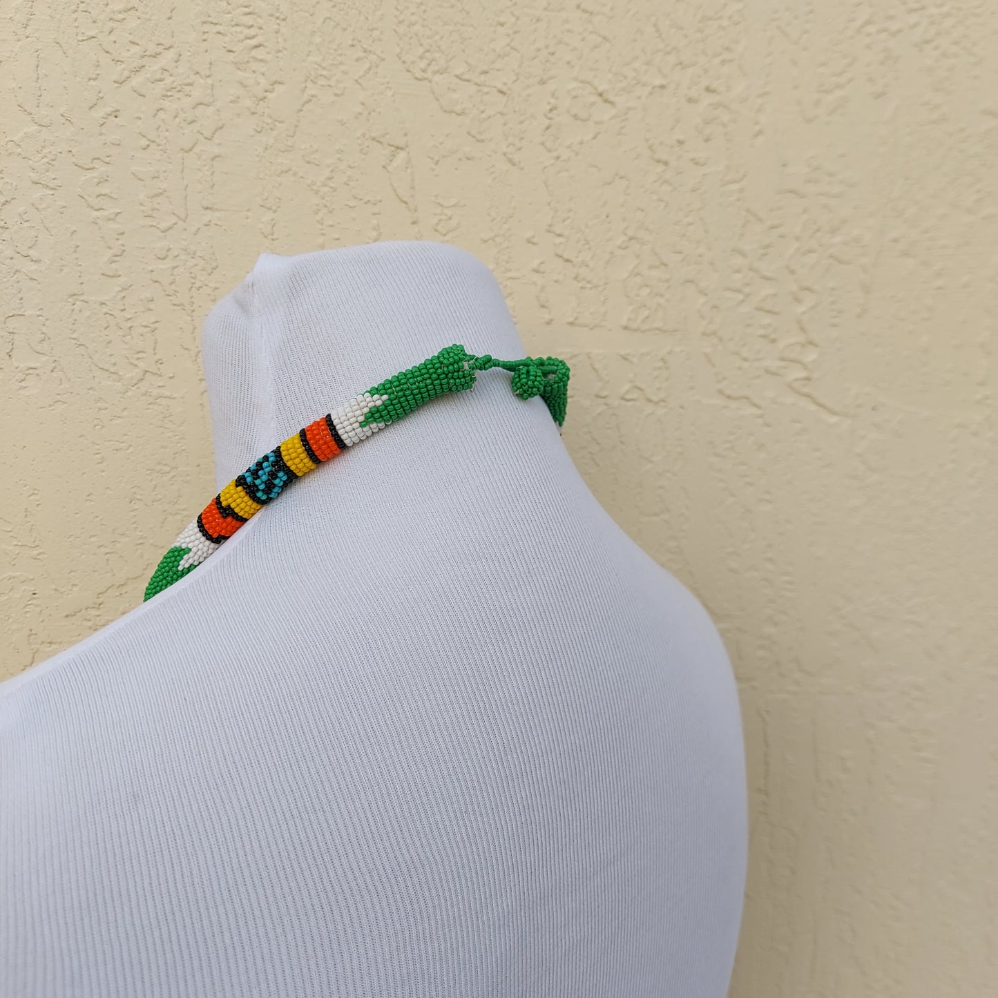 Beaded Zulu Necklace. Women's jewelry