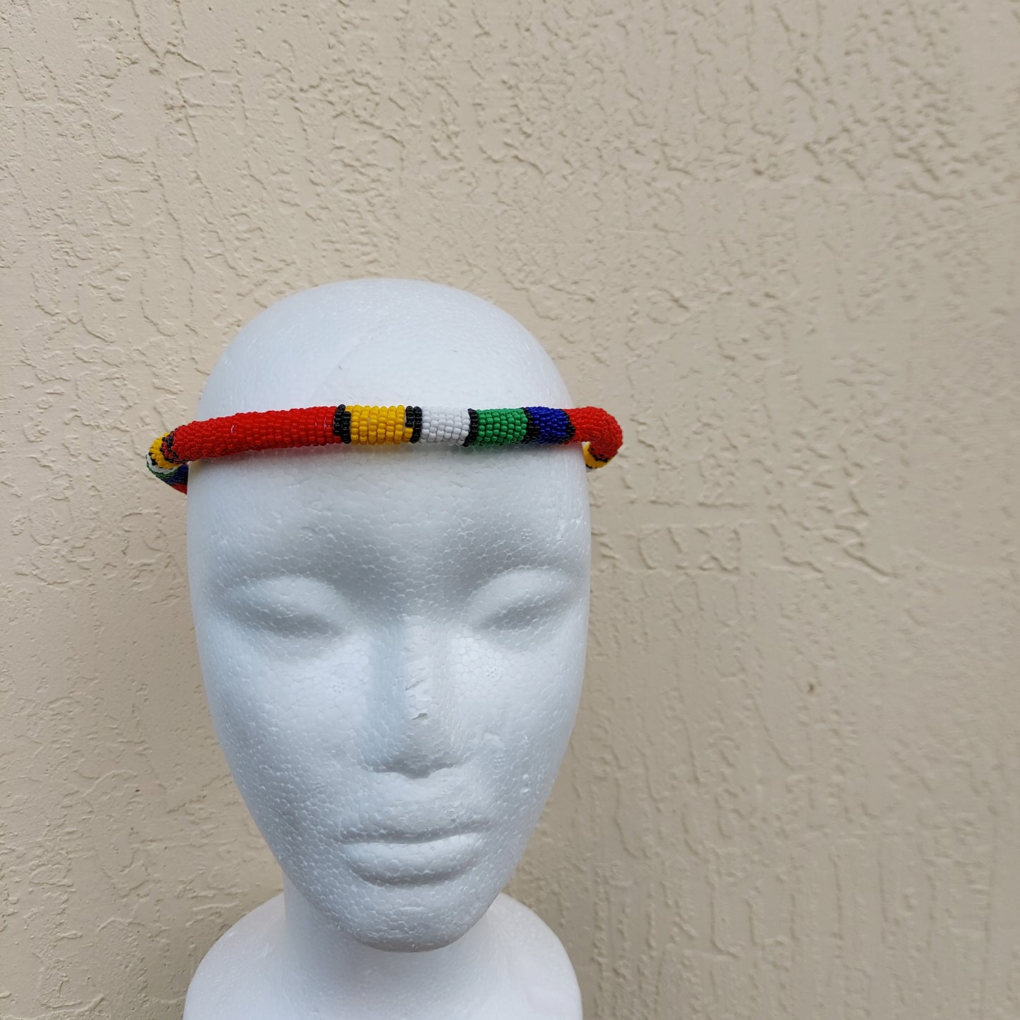 Beaded Straw Necklace/headband and bangle. Women's jewelry