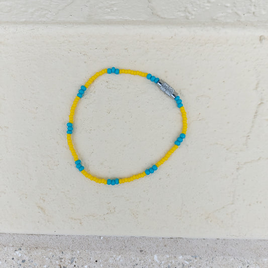 Beaded unisex bracelet
