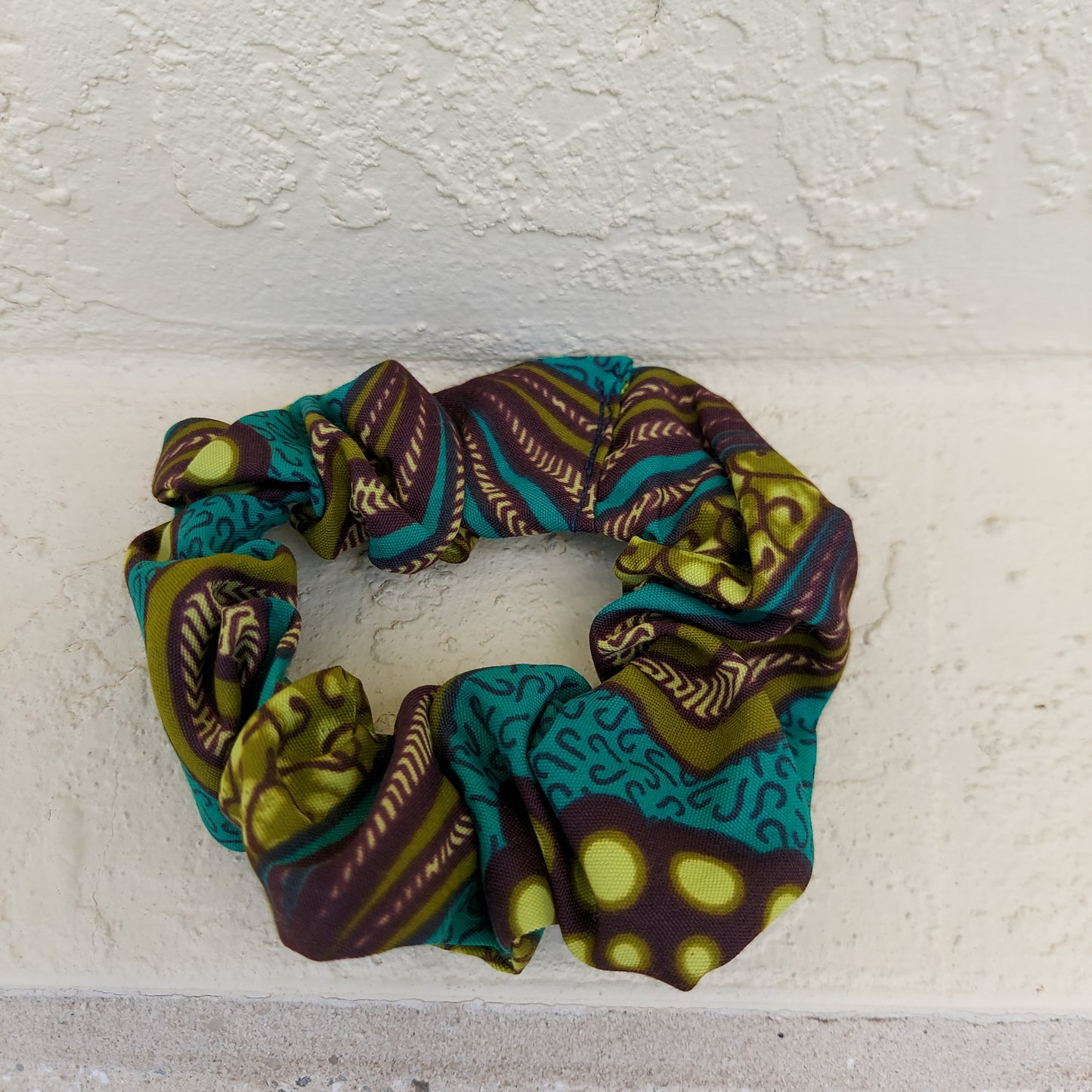 African Print Scrunchies