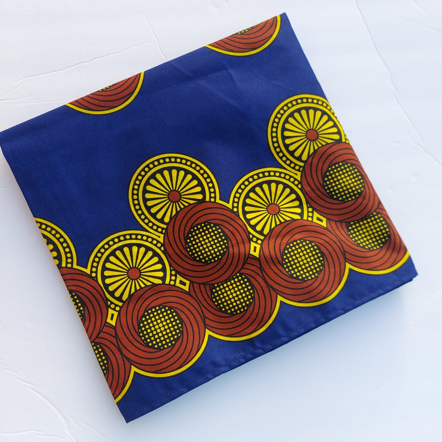 African print head wrap. African print doek