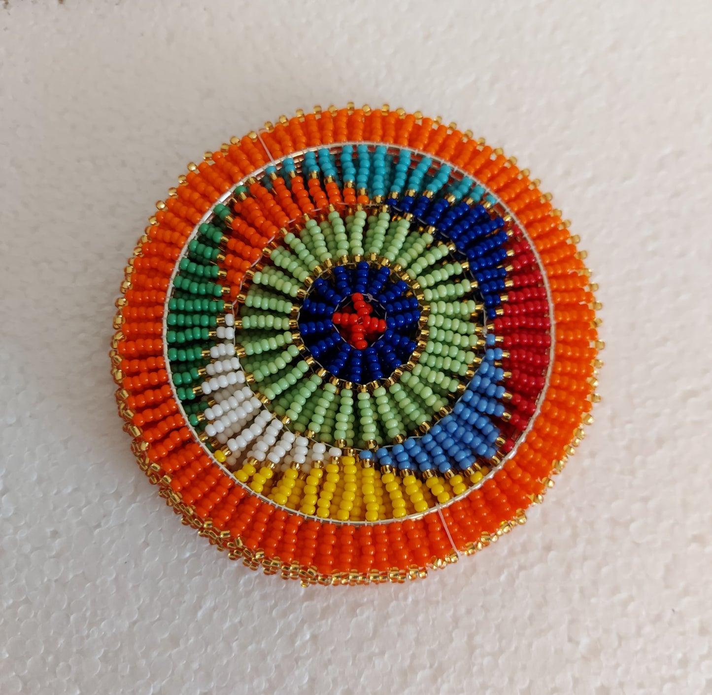 Set of 6 Beaded Coasters