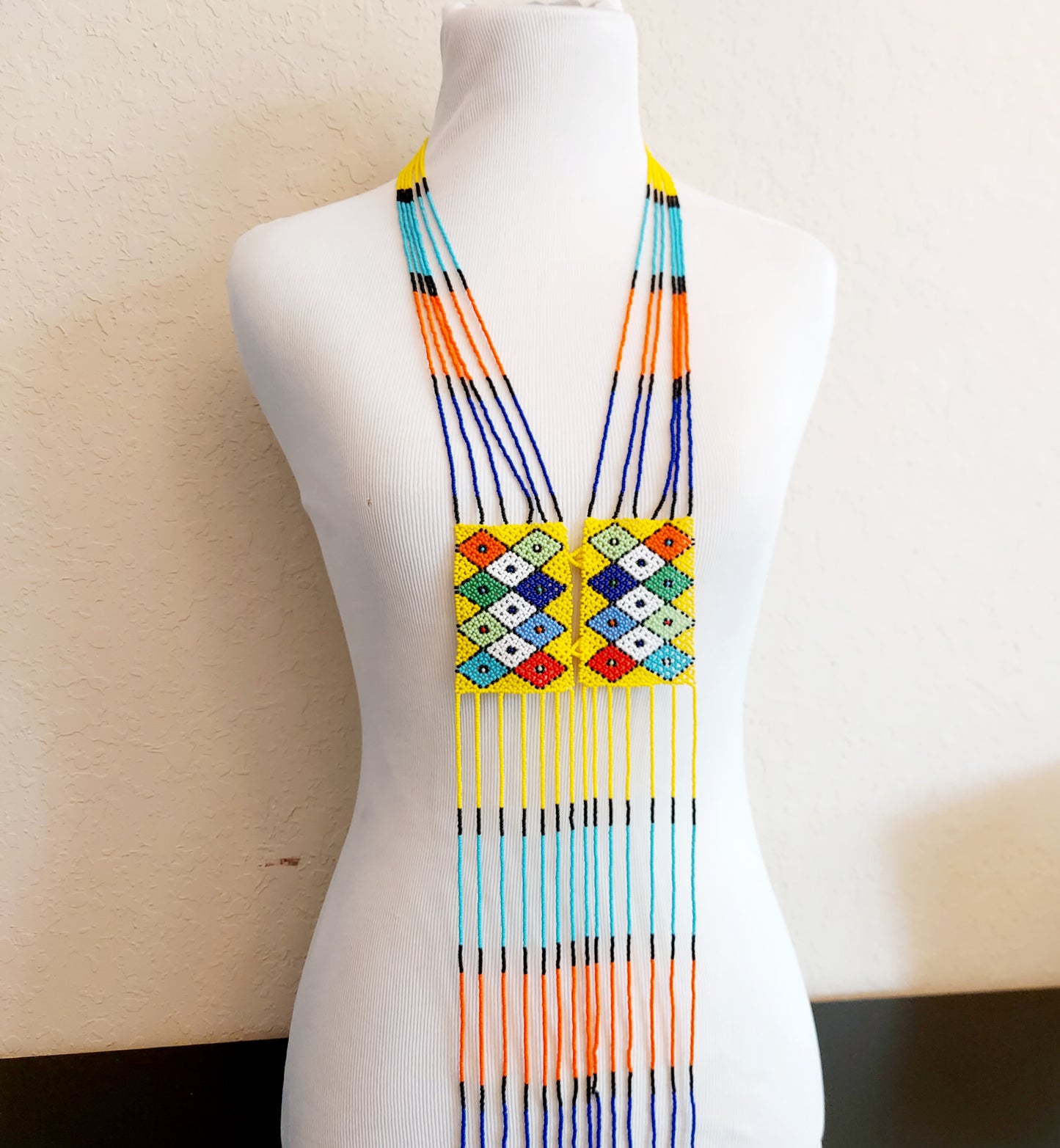 Beaded Necklace. Unisex jewelry