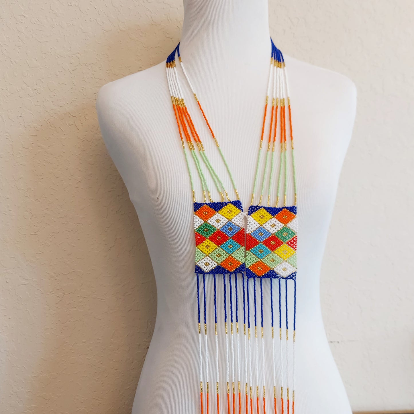 Beaded Necklace. Unisex jewelry