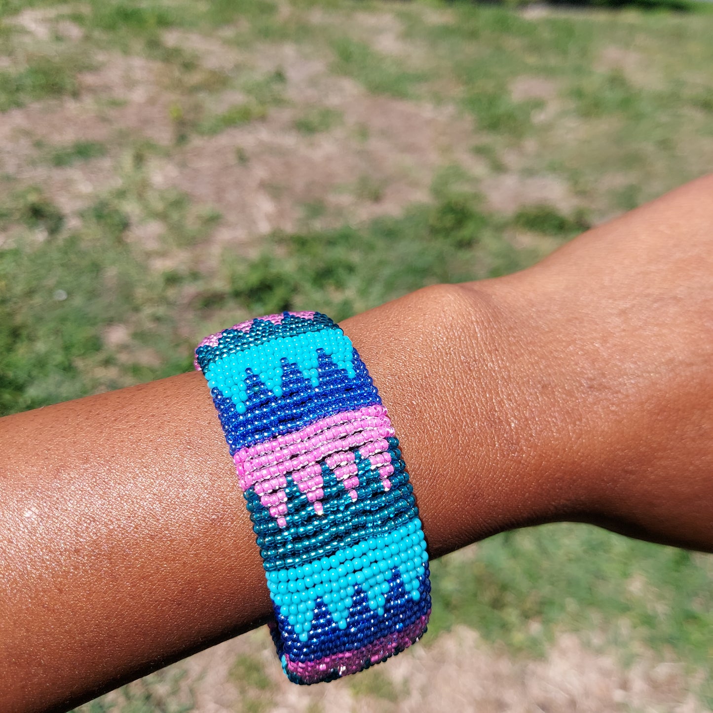 Beaded Zulu bangle