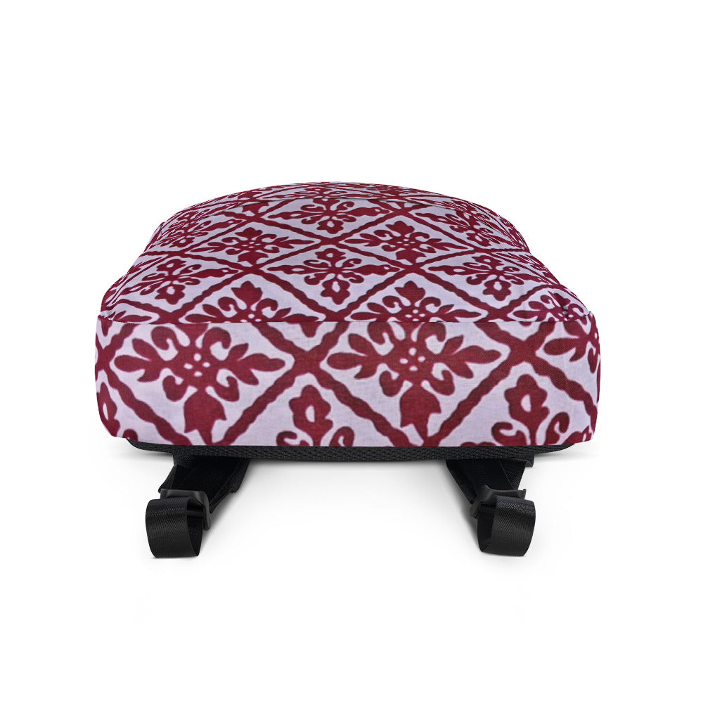 Ancestral Maroon Njeti Backpack