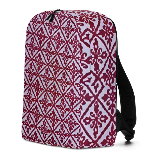 Ancestral Maroon Njeti Minimalist Backpack