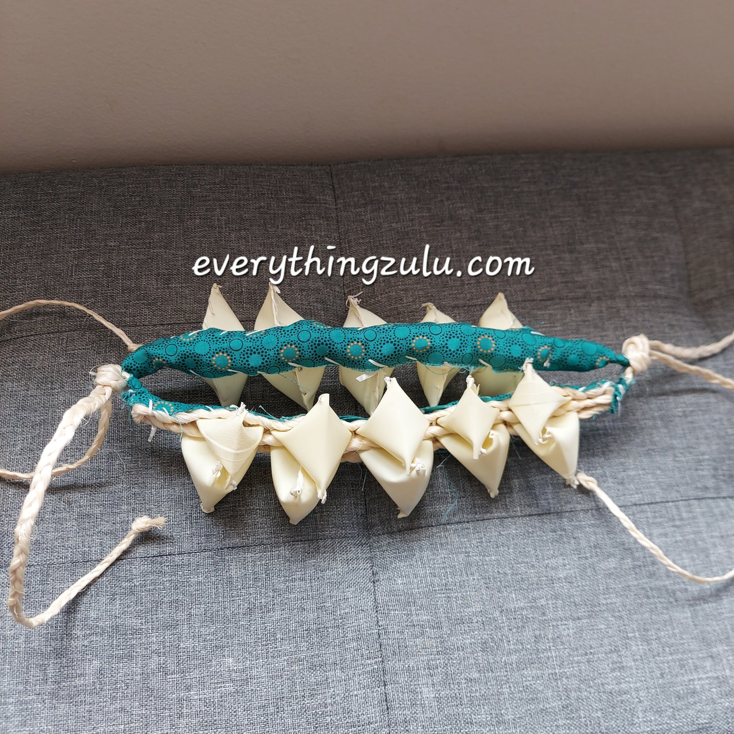 Traditional handmade rattle anklets