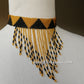 Gold and black tassel necklace/choker