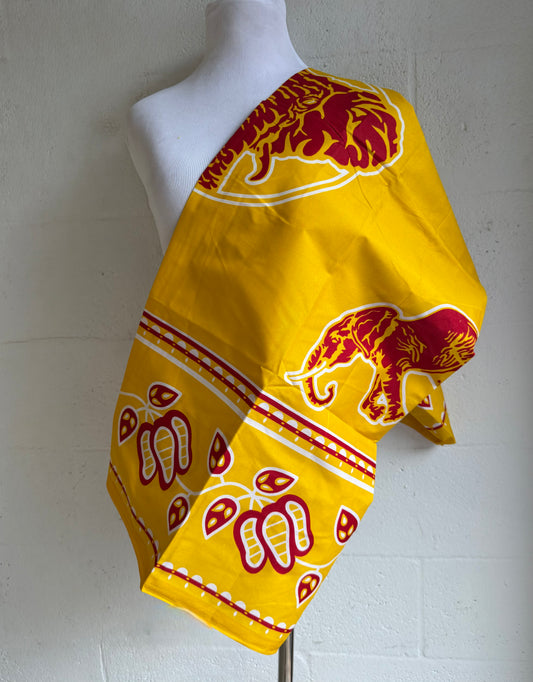 Elephant Ibhayi lamadlozi. Ancestral fabric