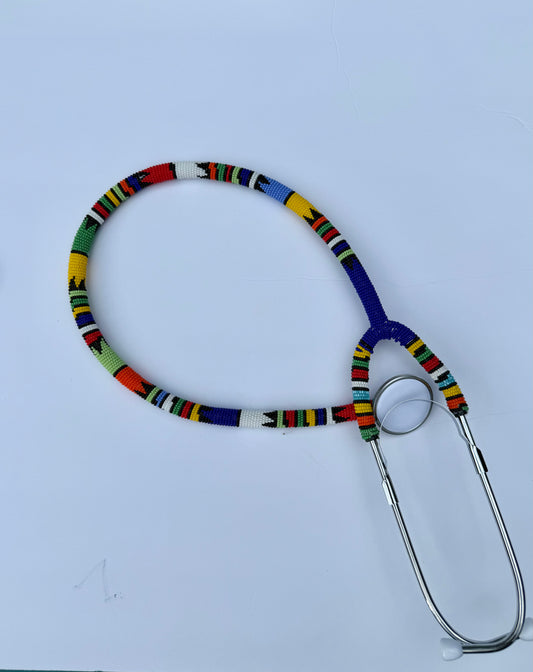 Beaded stethoscope.