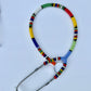 Beaded stethoscope.