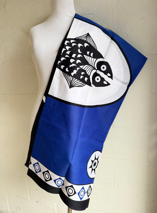Fish Ibhayi lamadlozi. Ancestral fabric