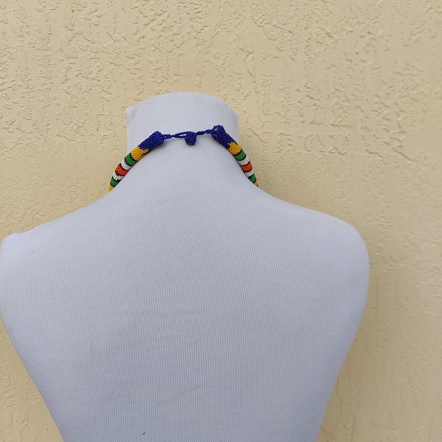 Beaded Zulu Necklace.  Women's jewelry