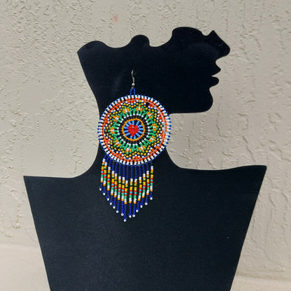 Zulu dream catcher Earrings