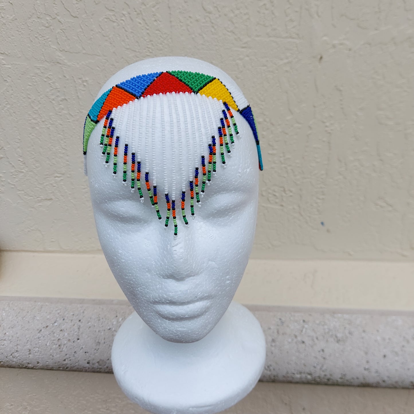 White tassel Headband/choker