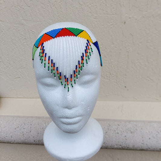 White tassel Headband/choker