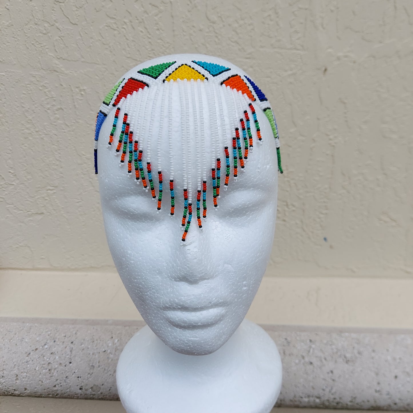 White tassel Headband/choker