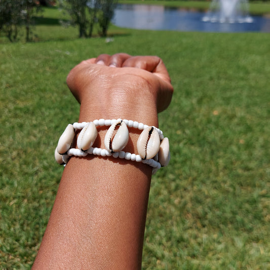 Authentic South African Cowrie shell bracelet