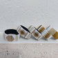 Gold and White Zulu bangle