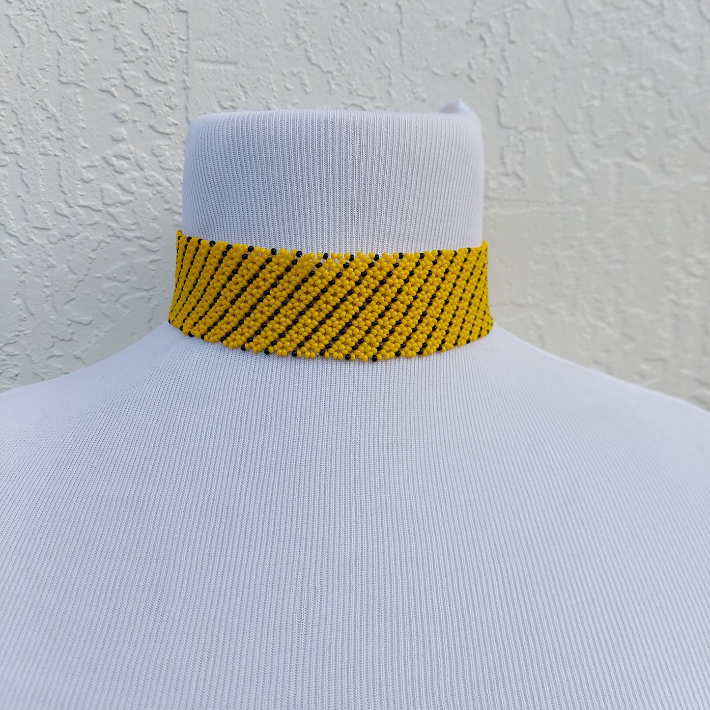 2 Color Beaded Zulu Choker