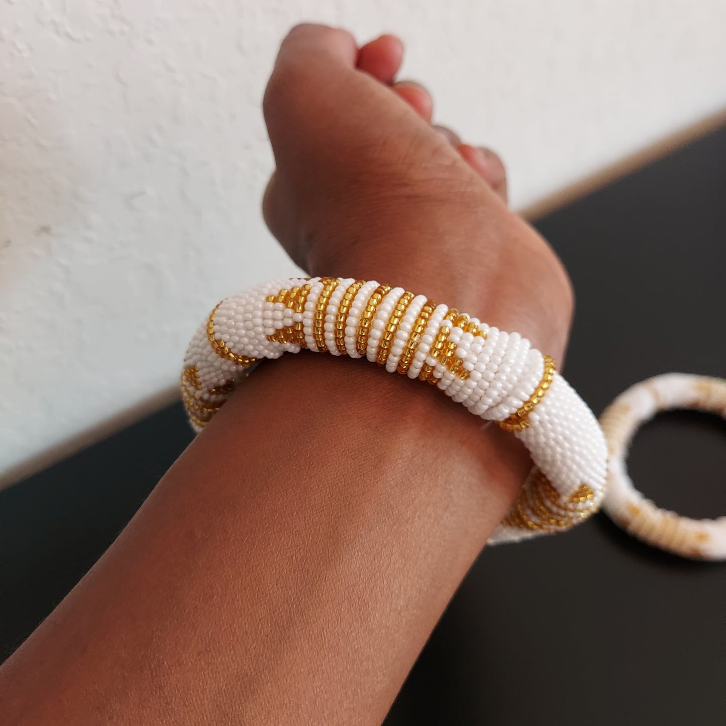 Chunky Beaded Zulu bangle