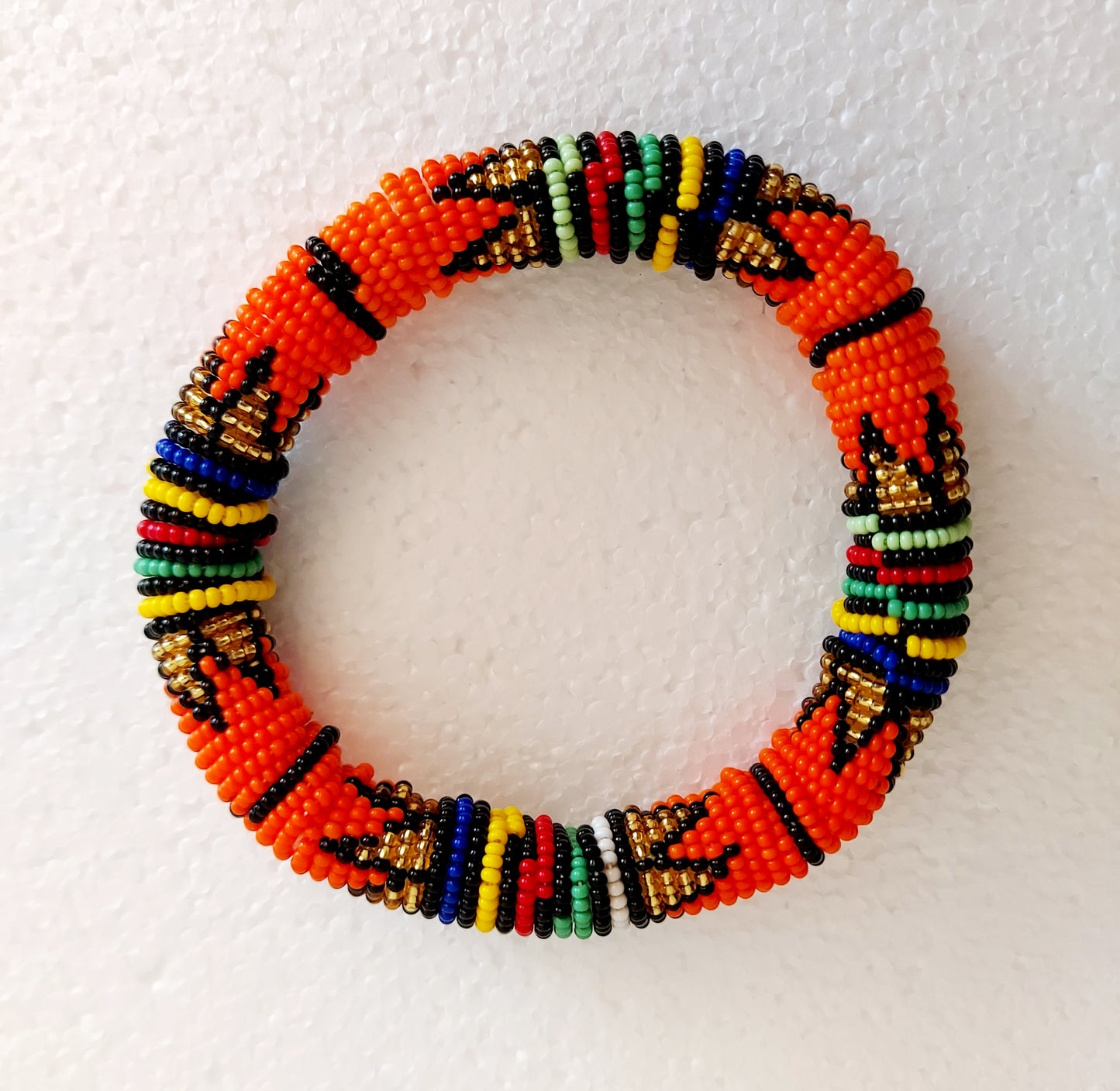 Chunky Beaded Zulu bangle