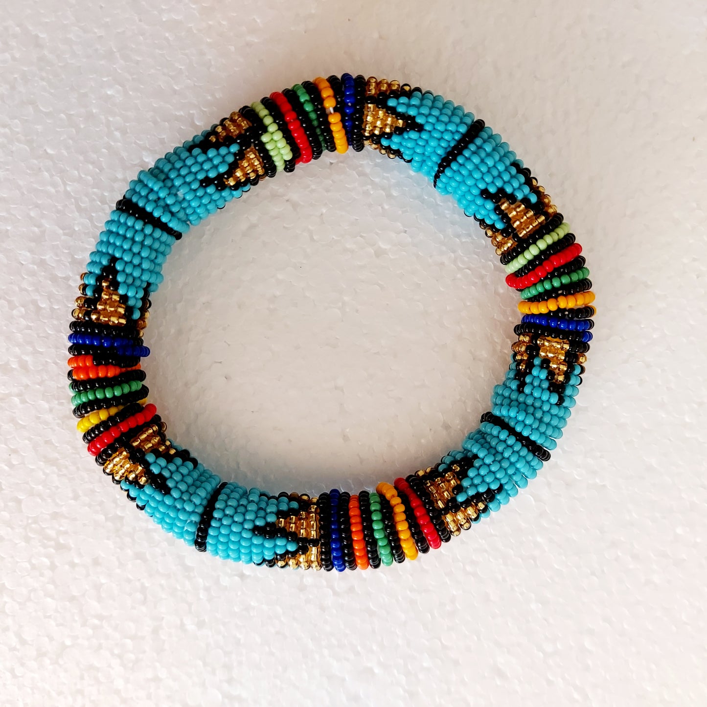 Chunky Beaded Zulu bangle