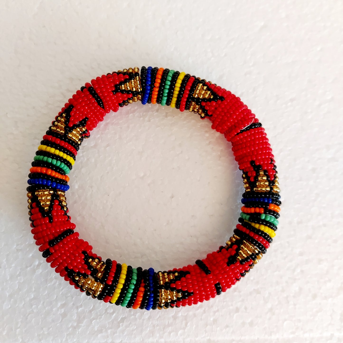 Chunky Beaded Zulu bangle