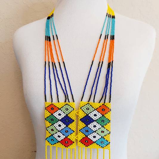 Beaded Necklace.  Unisex jewelry