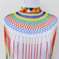 Beaded  Bib Zulu Necklace .  Women's jewelry