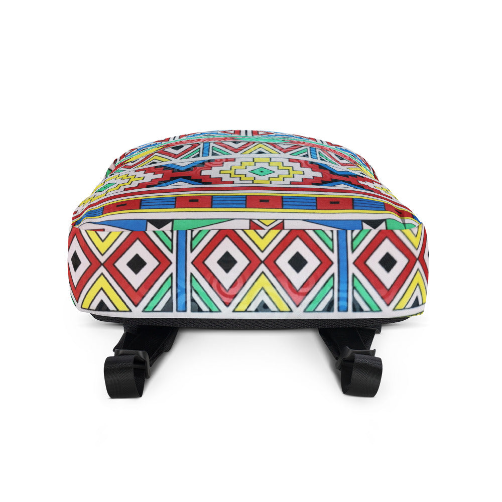 Ndebele Print Backpack