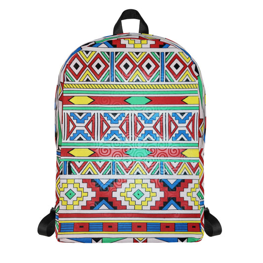 Ndebele Print Backpack