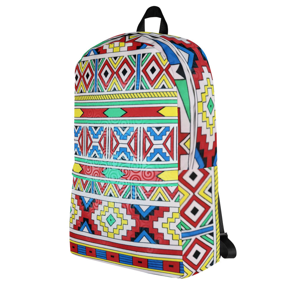 Ndebele Print Backpack