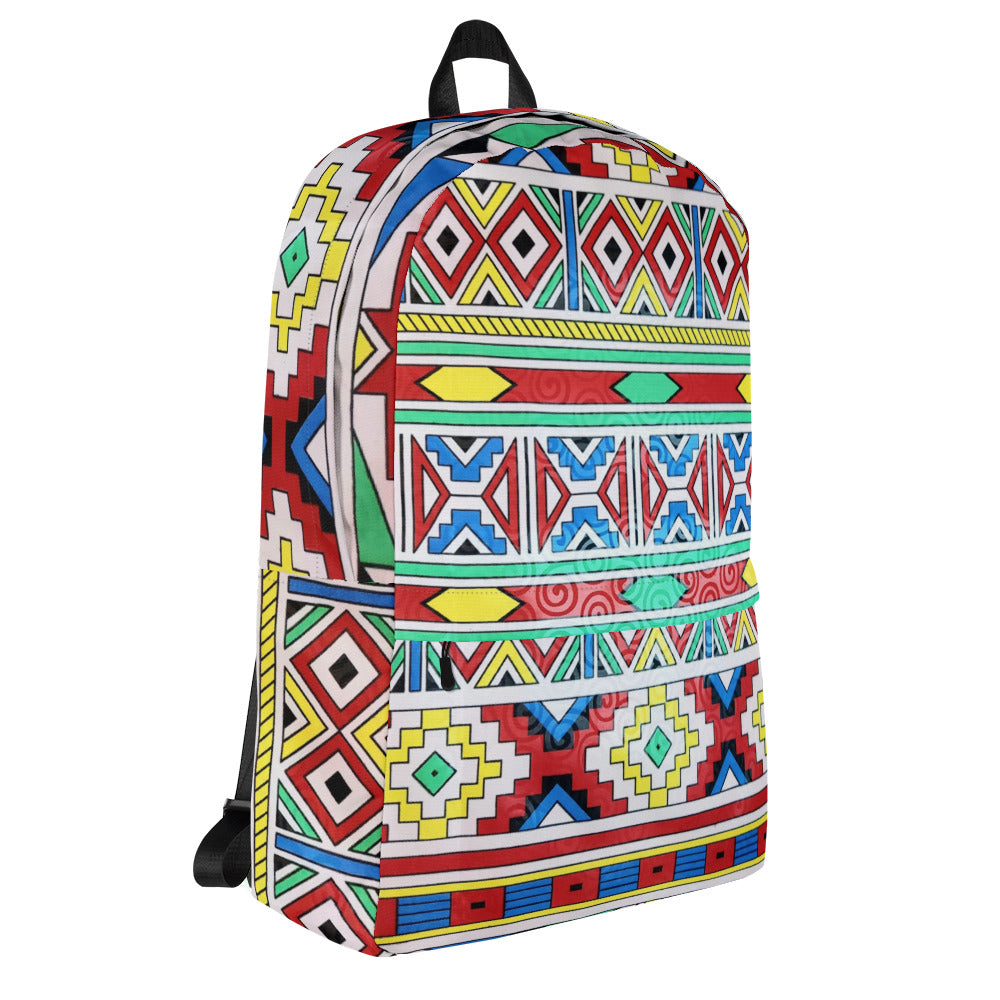 Ndebele Print Backpack