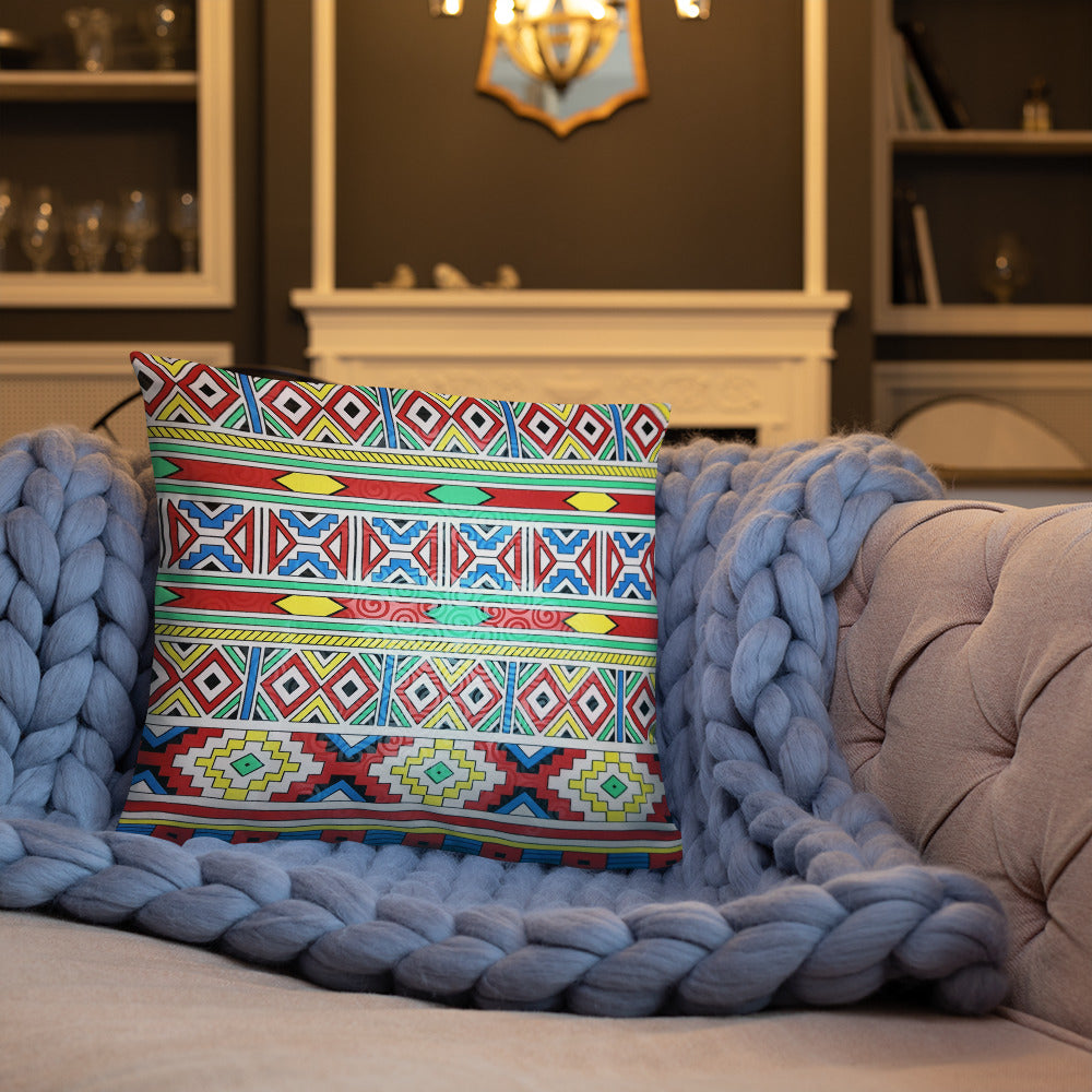 Ndebele Print Basic Pillow