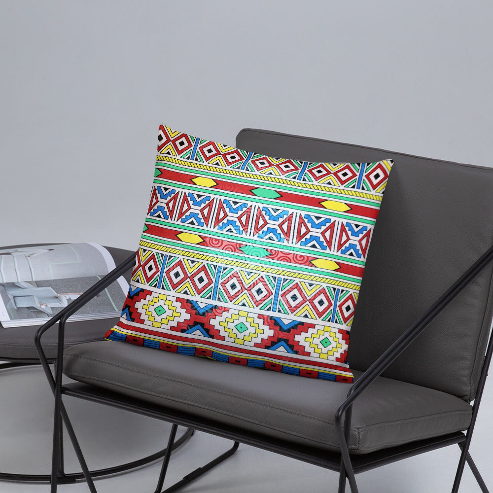 Ndebele Print Basic Pillow