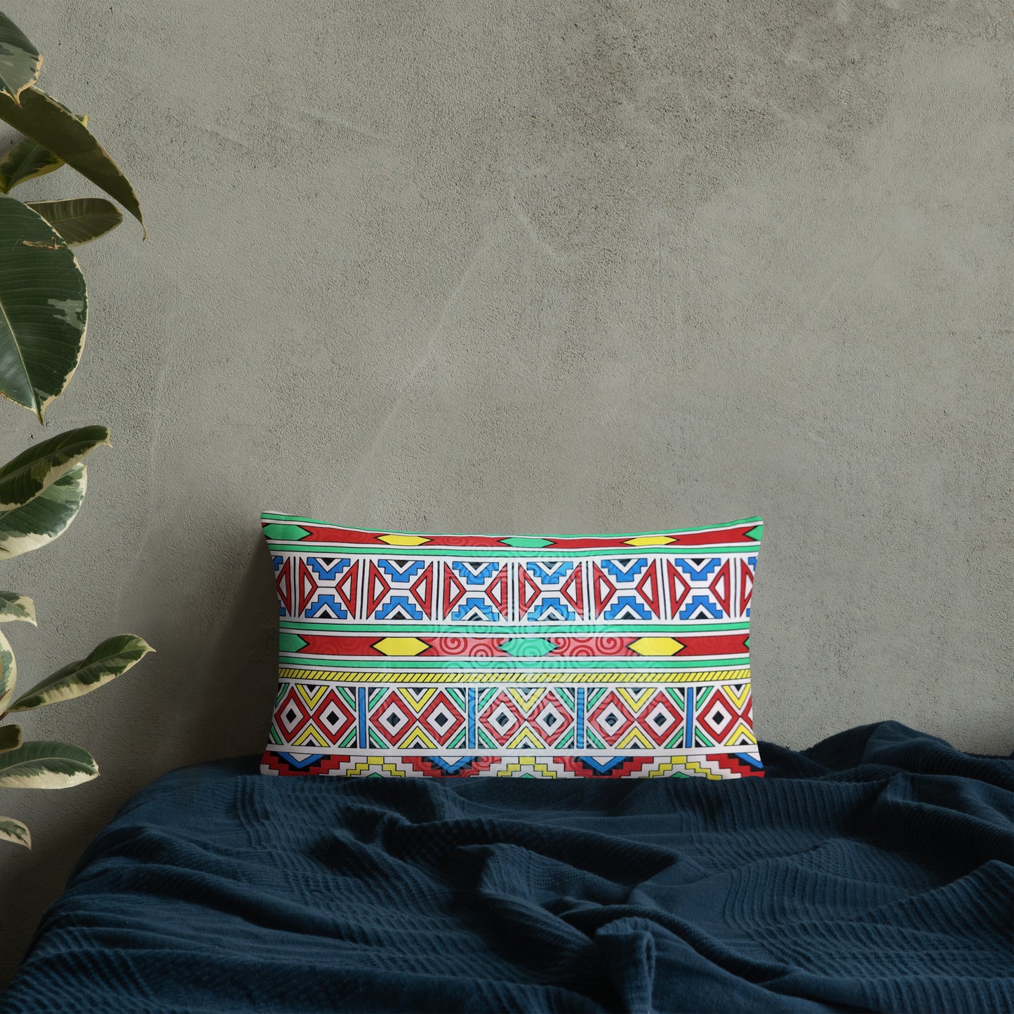 Ndebele Print Basic Pillow