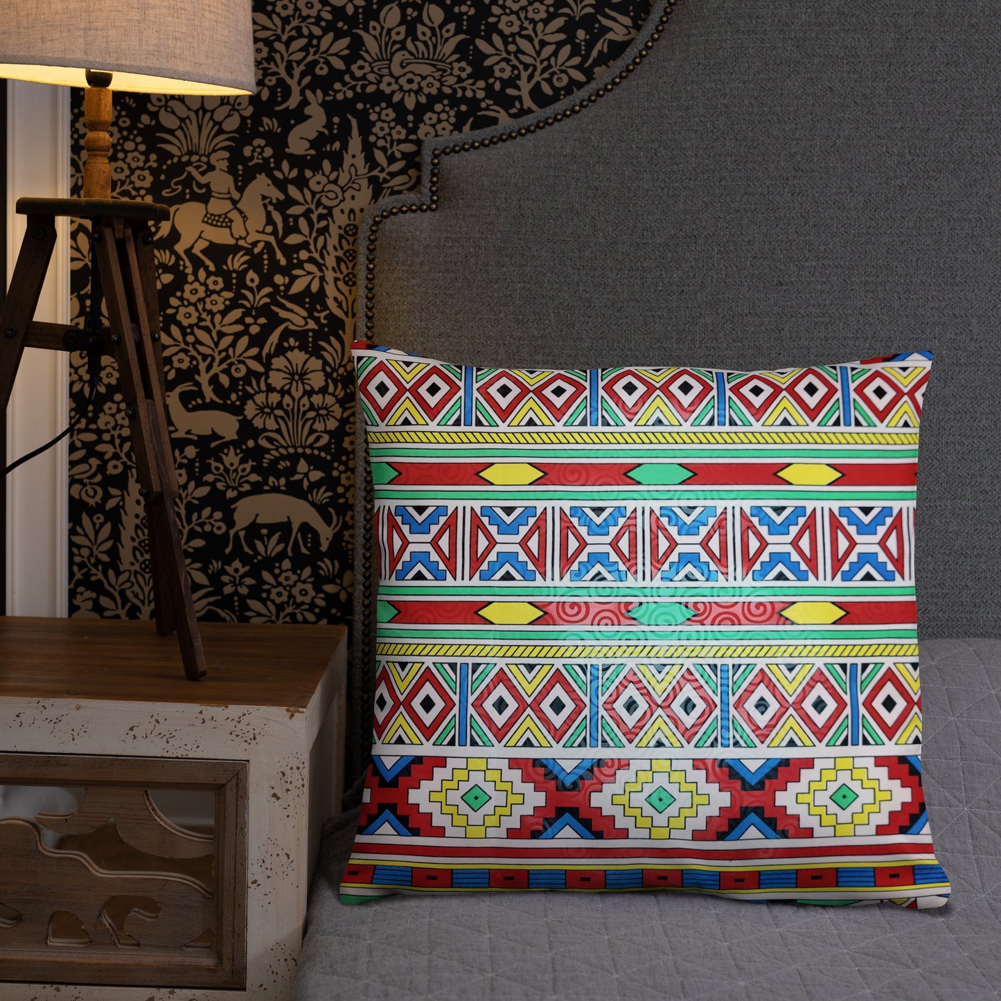 Ndebele Print Basic Pillow