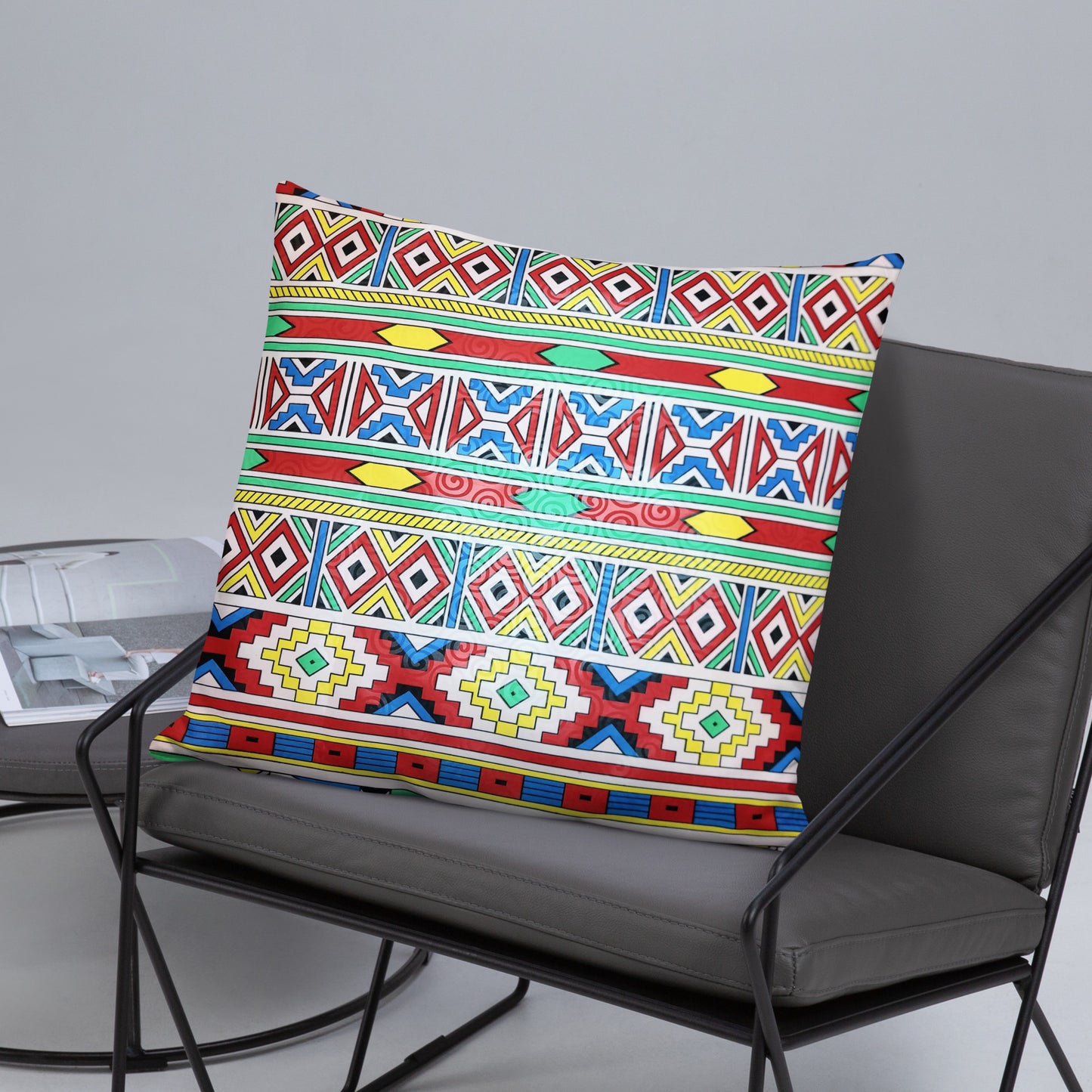 Ndebele Print Basic Pillow