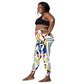 Ndebele Print Crossover leggings with pockets