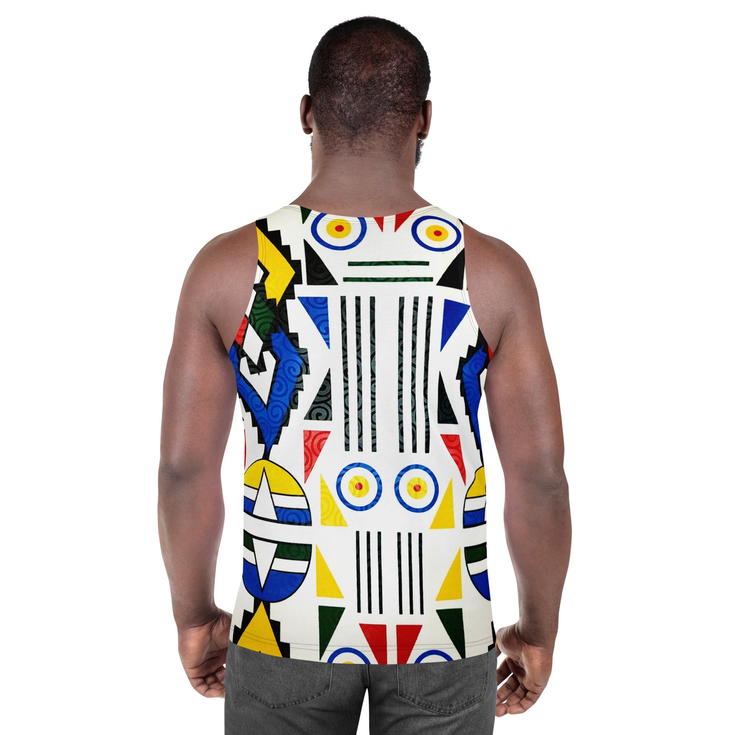 Ndebele Print Unisex Tank Top