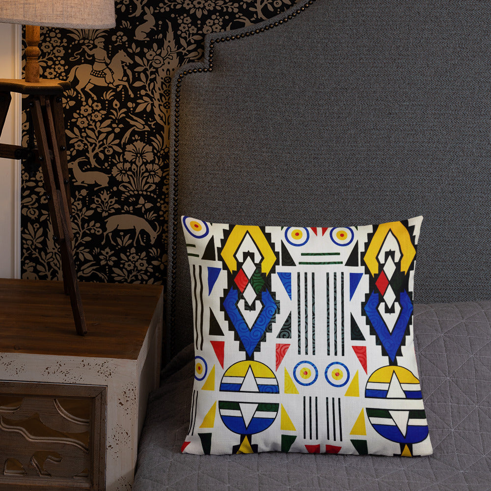 Ndebele Print Premium Pillow