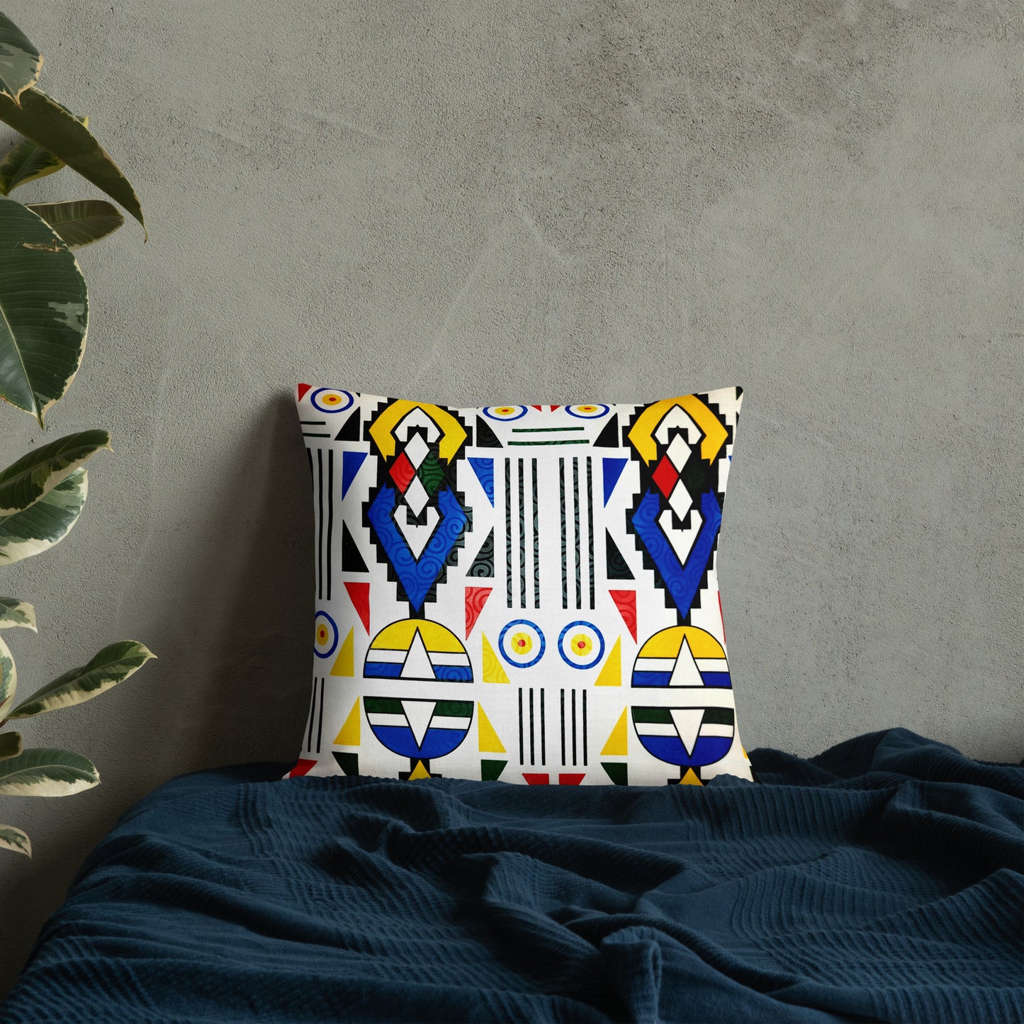 Ndebele Print Premium Pillow