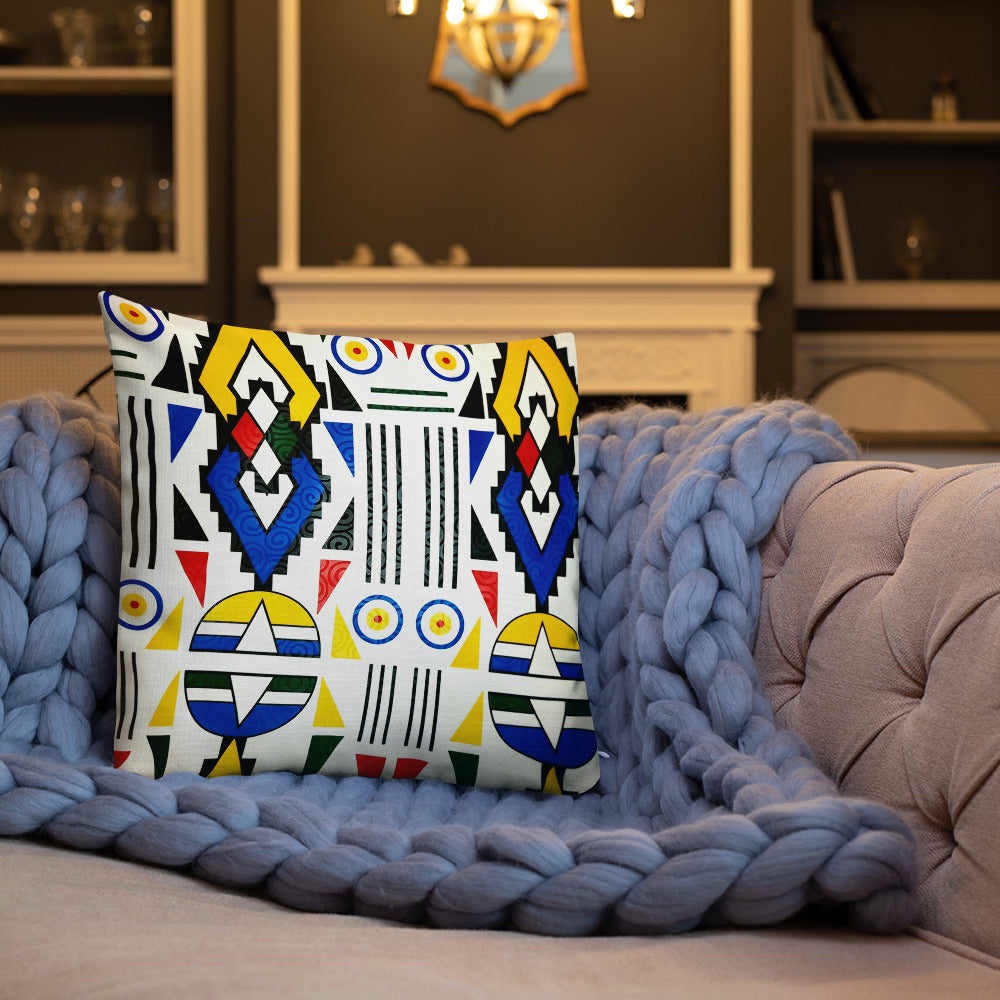 Ndebele Print Premium Pillow