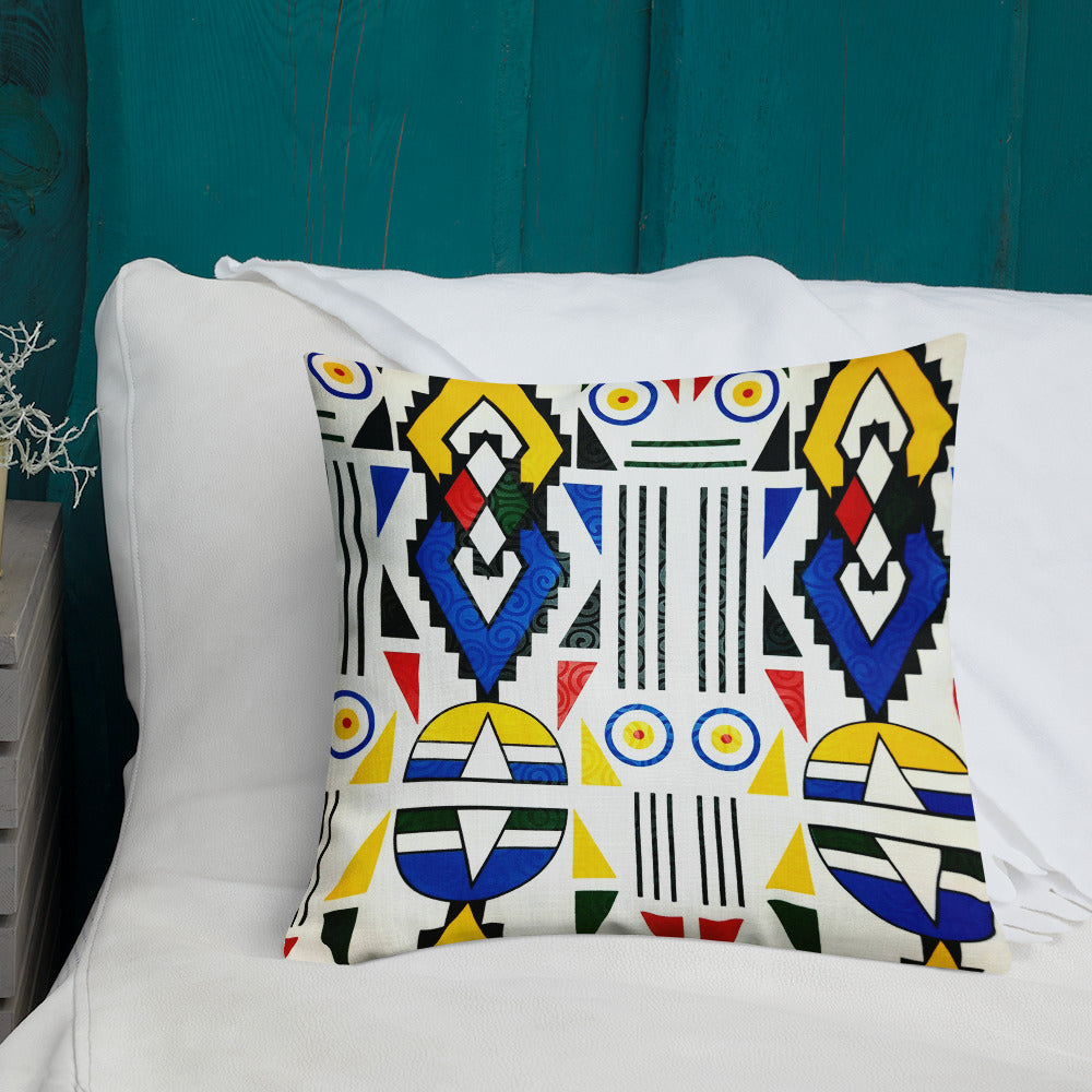 Ndebele Print Premium Pillow