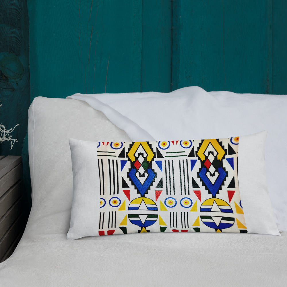 Ndebele Print Premium Pillow