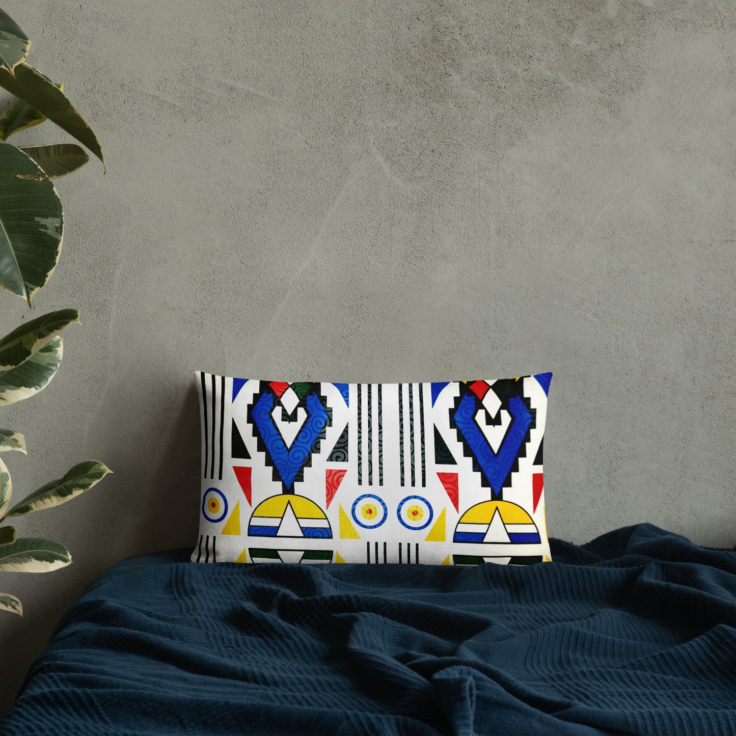 Ndebele Print Premium Pillow