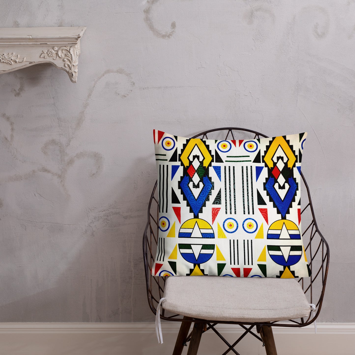 Ndebele Print Premium Pillow